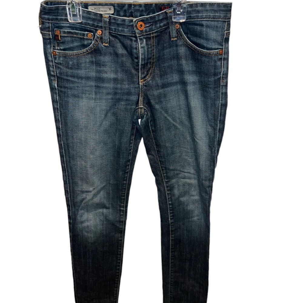 AG Adriano Goldschmied The Stilt Cigarette Leg Skinny Jeans Size 28 Stretch‎